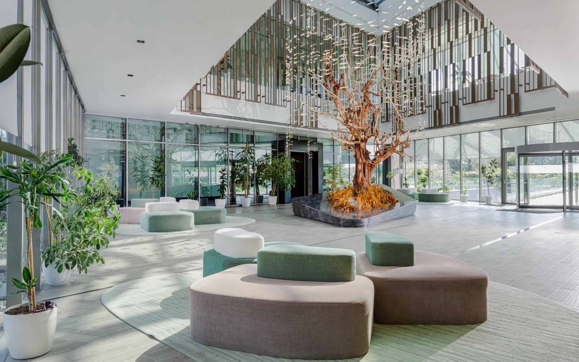 Lankaran Springs Wellness Resort Exterior photo The lobby of the new building